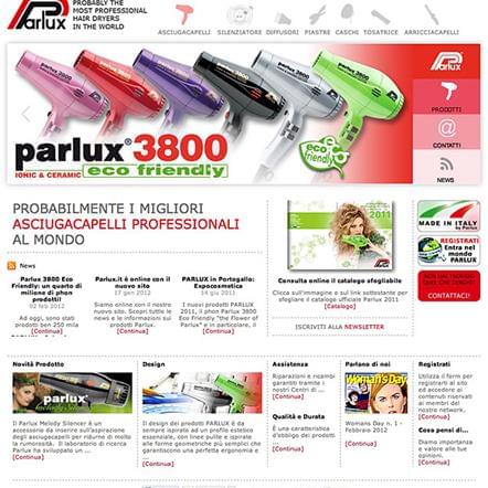 Nuovo sito Parlux - www.parlux.it.jpg